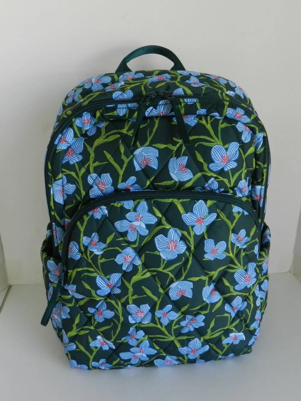 Vera Bradley Ultralight Essential LARGE Backpack Laptop Bag in Charlotte Steams